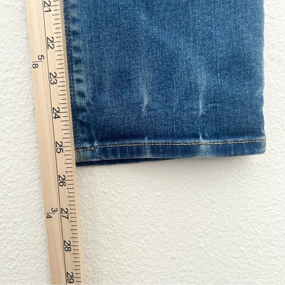 Hudson Jeans Barbara Straight Leg Denim Pants Ankle High Waist Blue Size 26 - Picture 13 of 16